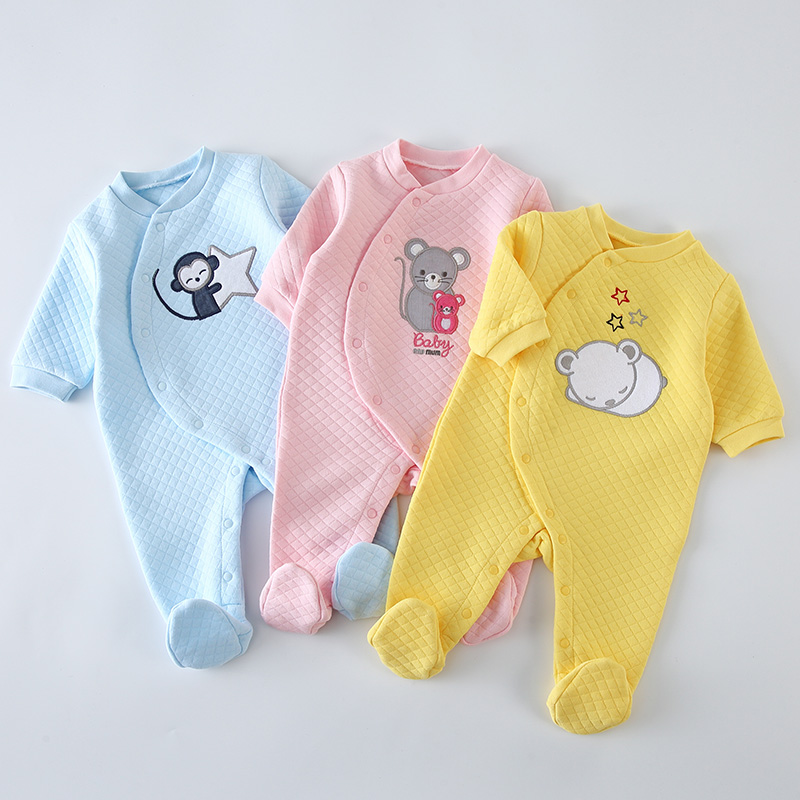 Baby Products Essential - ملابس قطنية للأطفال حديثي الولادة، بدلة