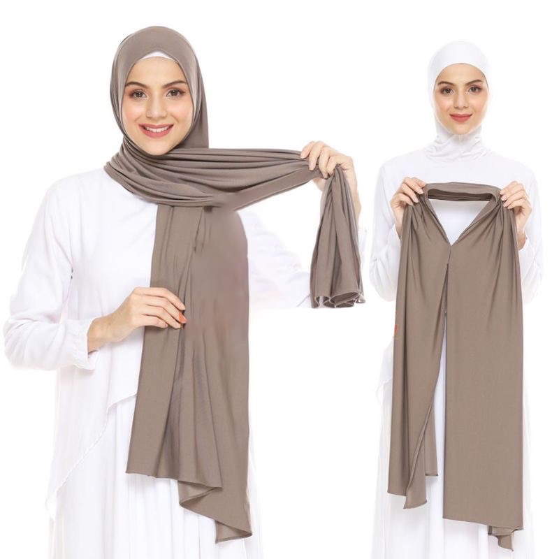 Baby Products Malaysia - قسط جيرسي الحجاب الفوري غرزة جيدة