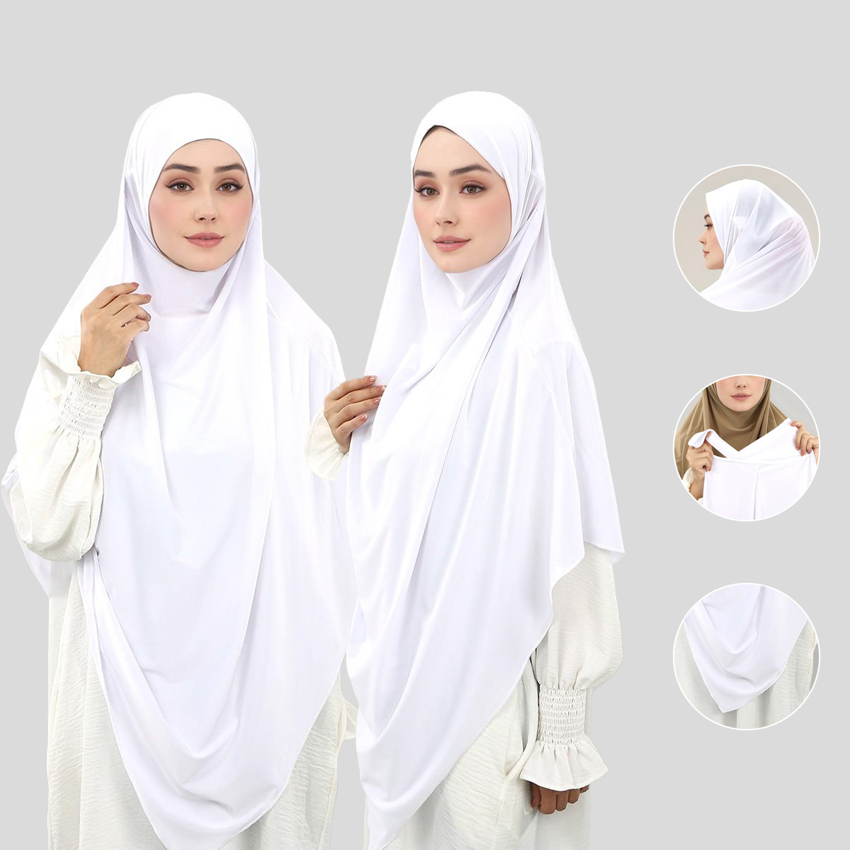 Baby Products Malaysia - حجاب فوري عرقي إسلامي كبير الحجم