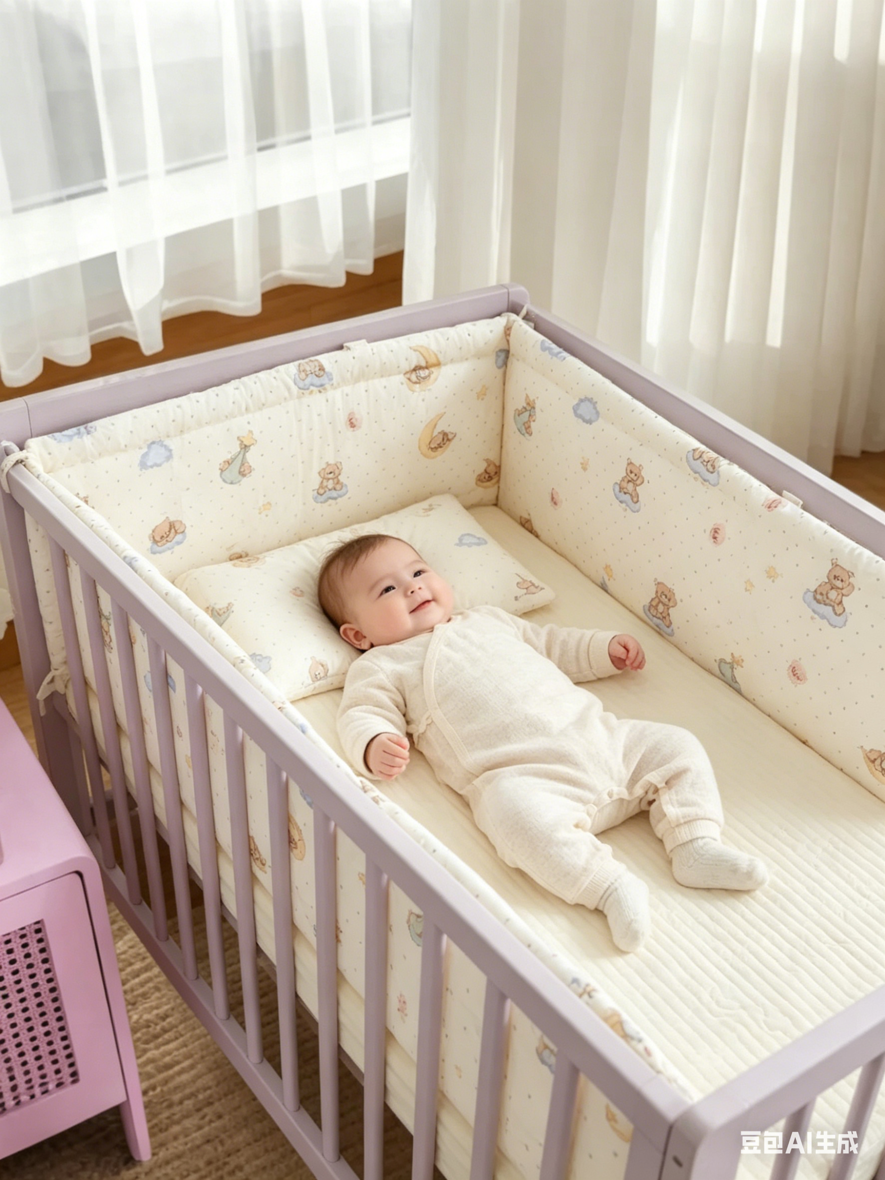 Baby Products Best - وسادة حماية سرير الأطفال، حاجز سرير