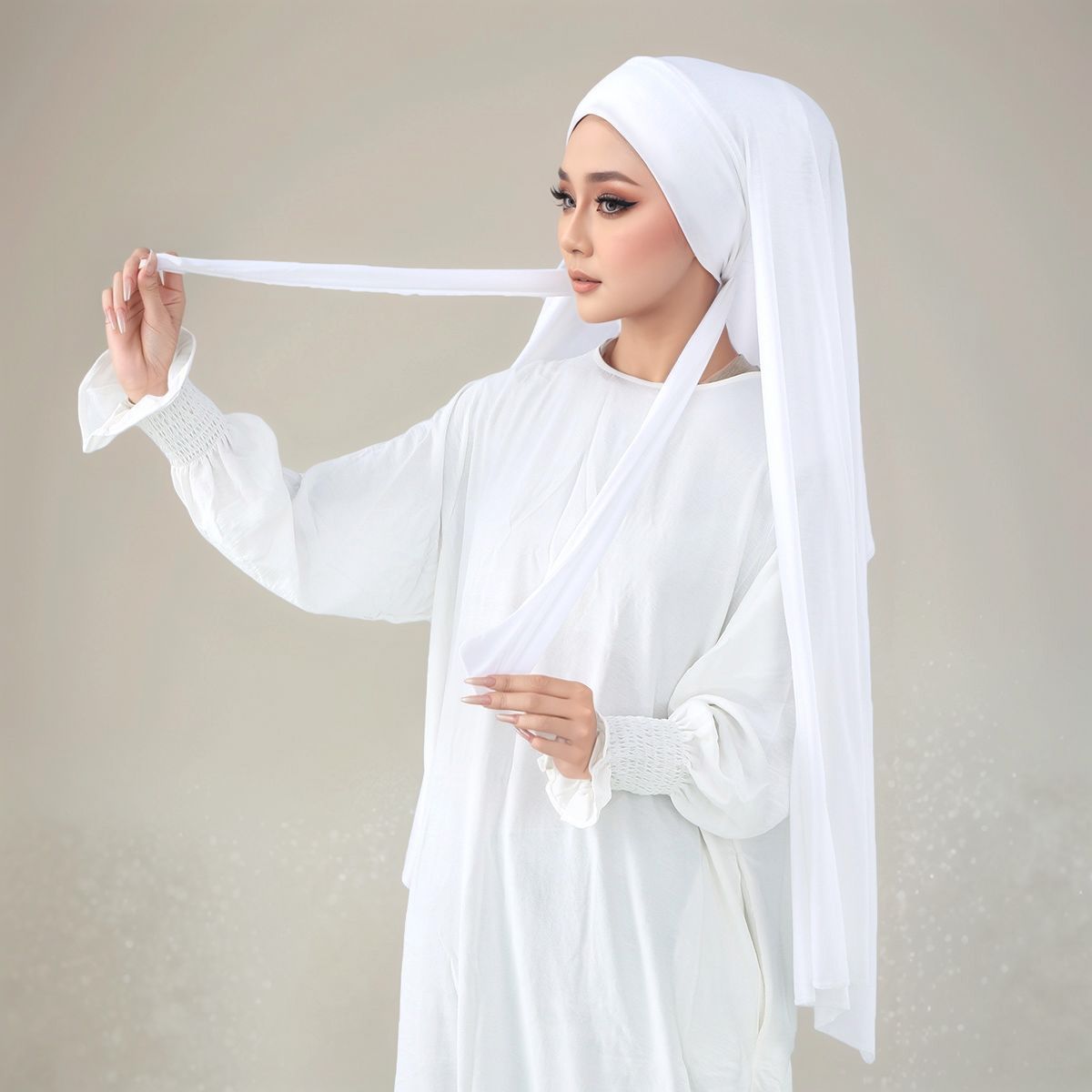 Baby Products Malaysia - جديد مرونة مشروط جيرسي الحجاب الفوري