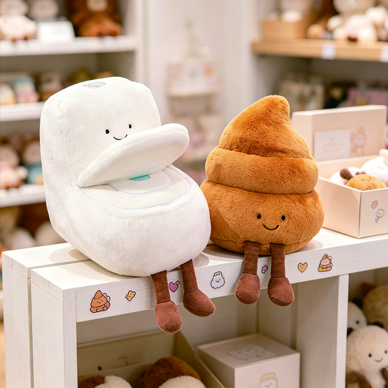 دمية قطيفة مضحكة على شكل مكبس  - مراجعة Baby Products Unique وسعره