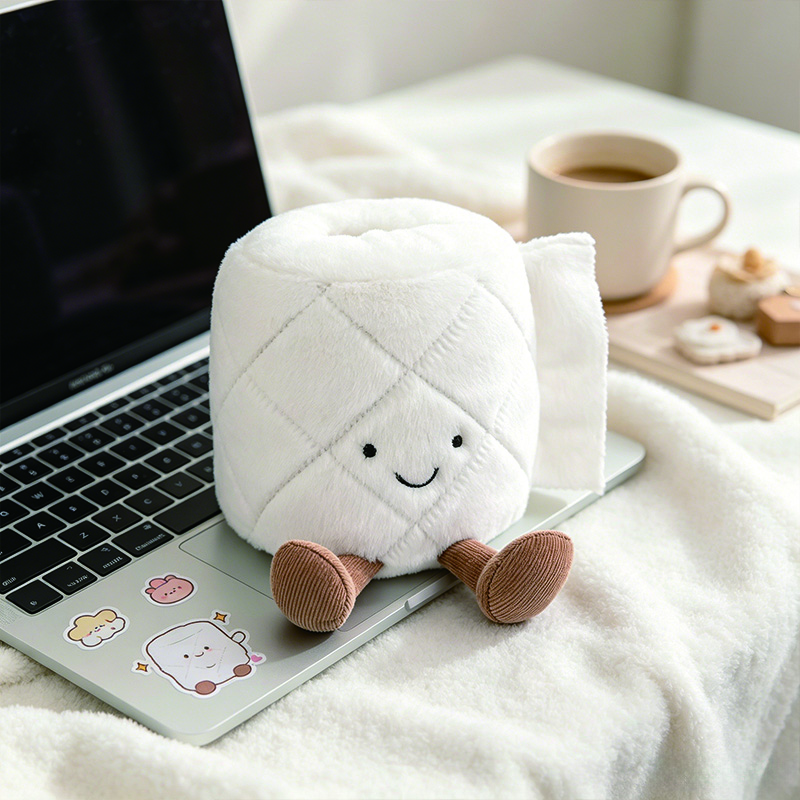 دمية قطيفة مضحكة على شكل مكبس  - مراجعة Baby Products Unique وسعره