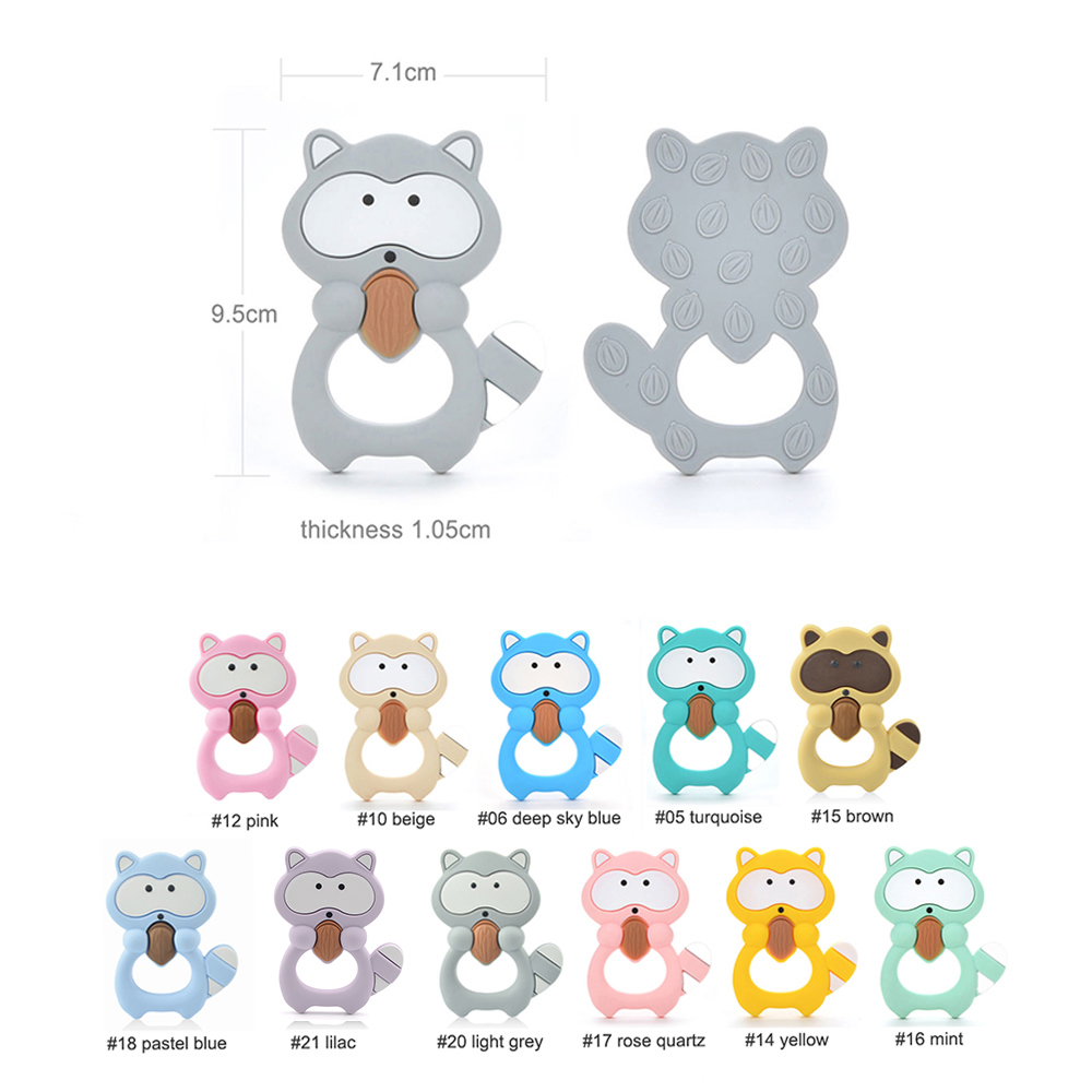 1 قطعة الراكون سيليكون عضاضة ا - مراجعة Baby Products List وسعره