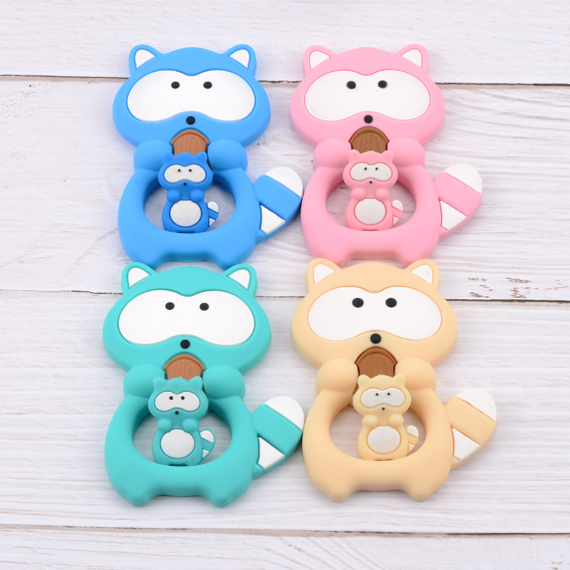 1 قطعة الراكون سيليكون عضاضة ا - مراجعة Baby Products List وسعره