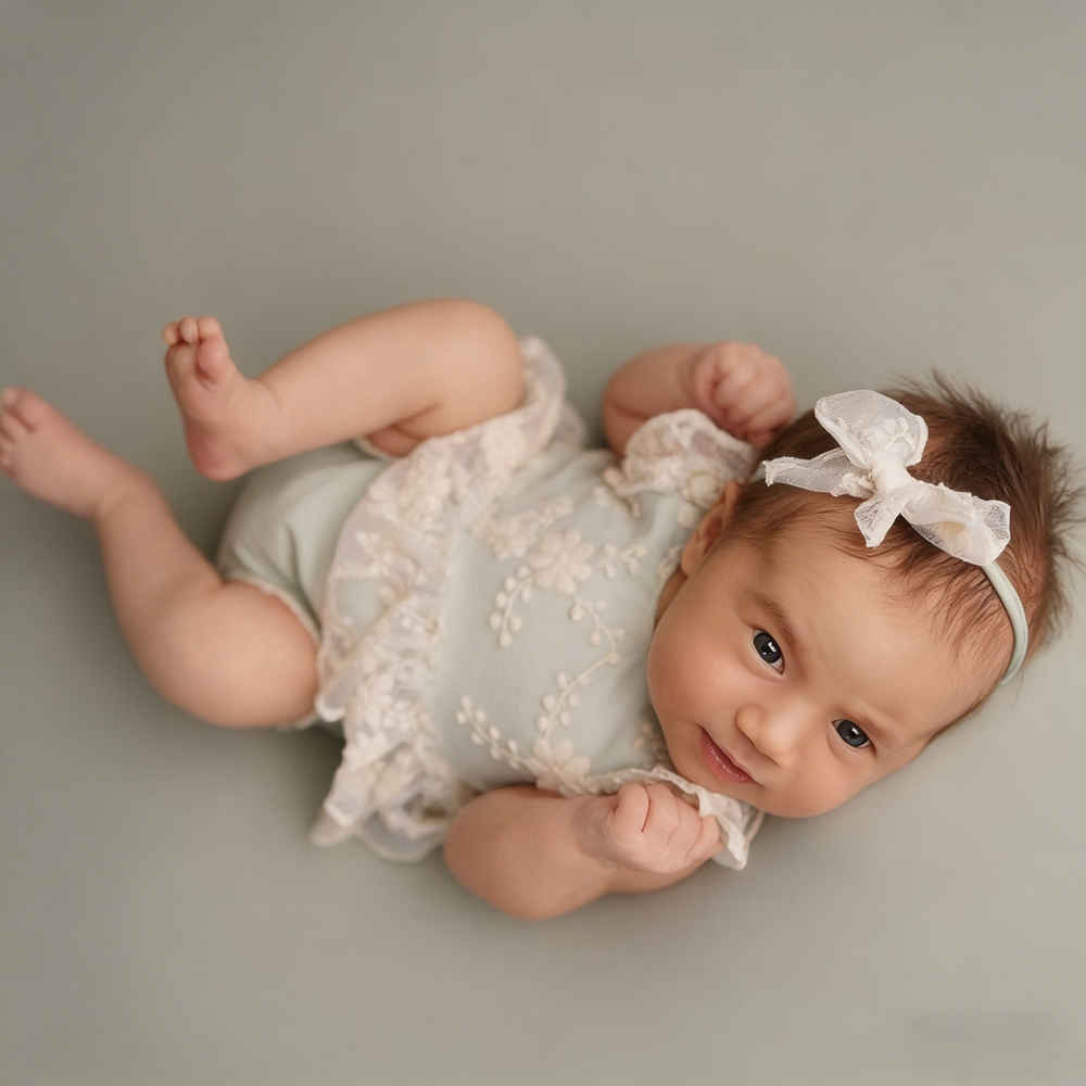 بدلة رومبر خضراء فاتحة مزينة ب - مراجعة Baby Products Essential وسعره