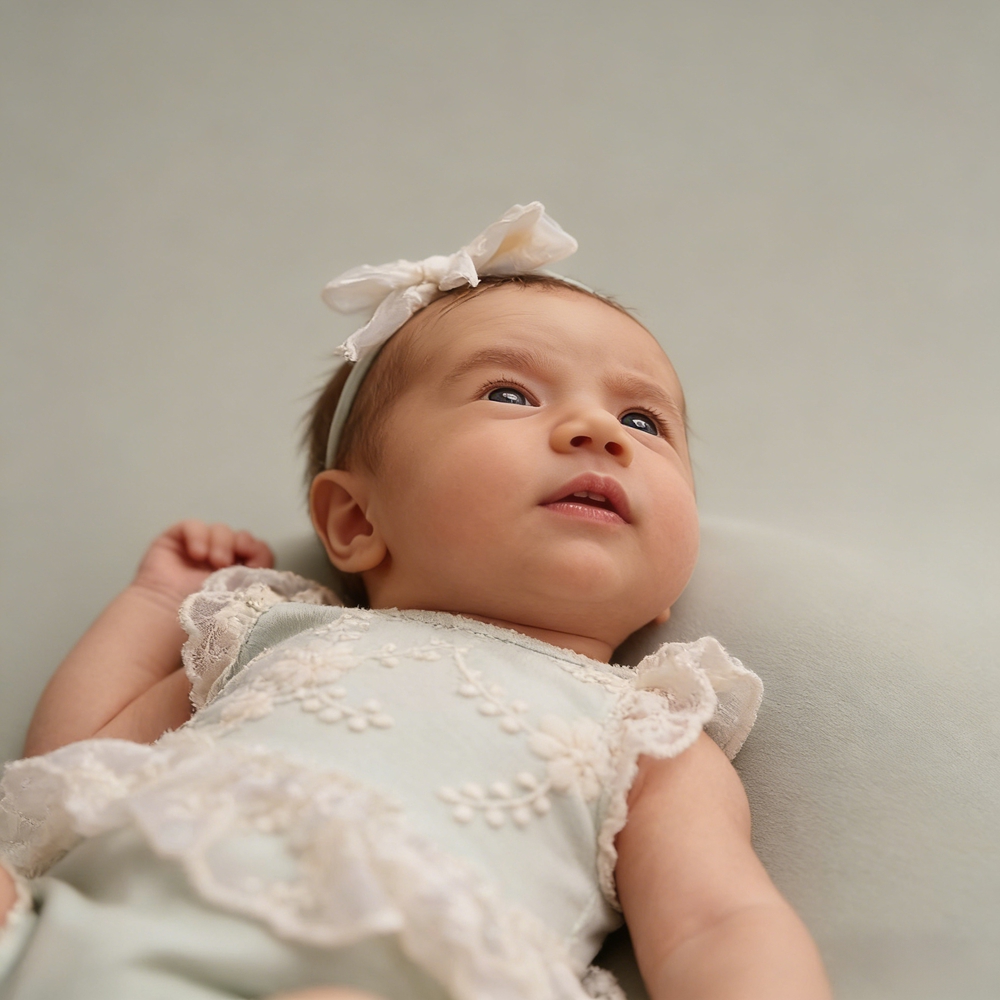 بدلة رومبر خضراء فاتحة مزينة ب - مراجعة Baby Products Essential وسعره